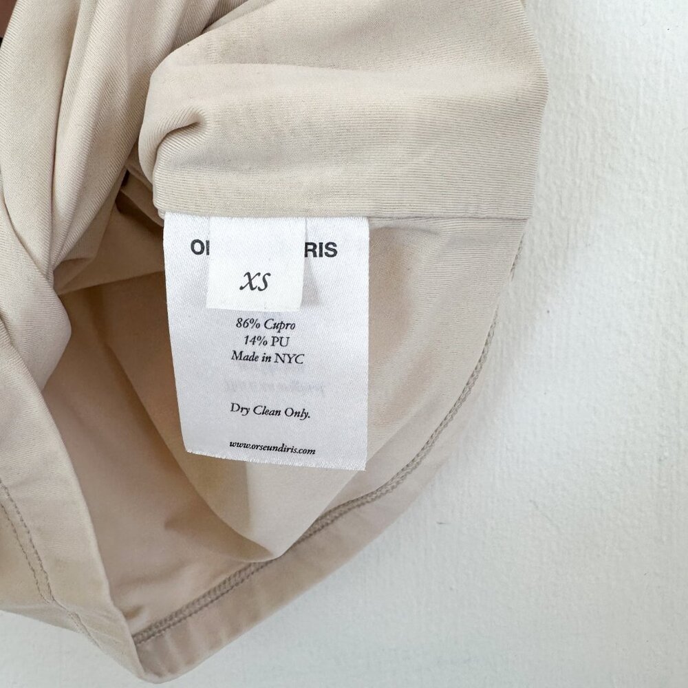 Orseund Iris | Abstract Color block Tube Top in Black & Cream Xsmall $225 - Picture 8 of 8